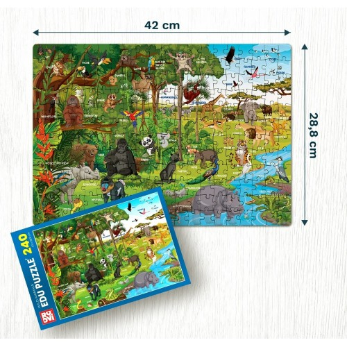 Edu Puzzle Animale Salbatice 240pcs [2]