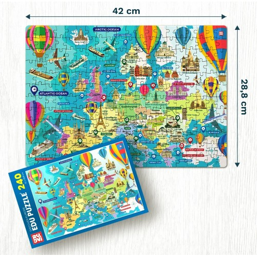 Edu Puzzle Descopera Europa 240pcs [2]