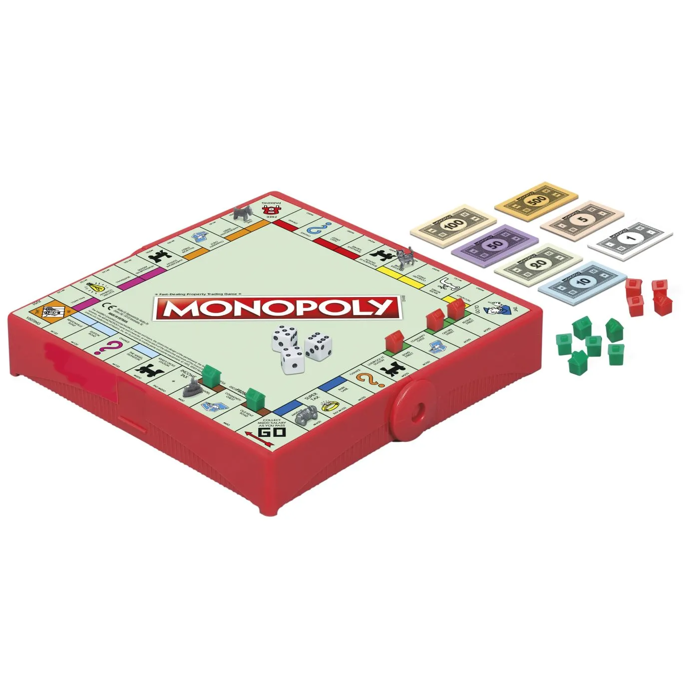 Joc Monopoly Grab & Go! Hasbro Gaming – Joc de societate compact, 2–4 jucători, 8+ ani [2]