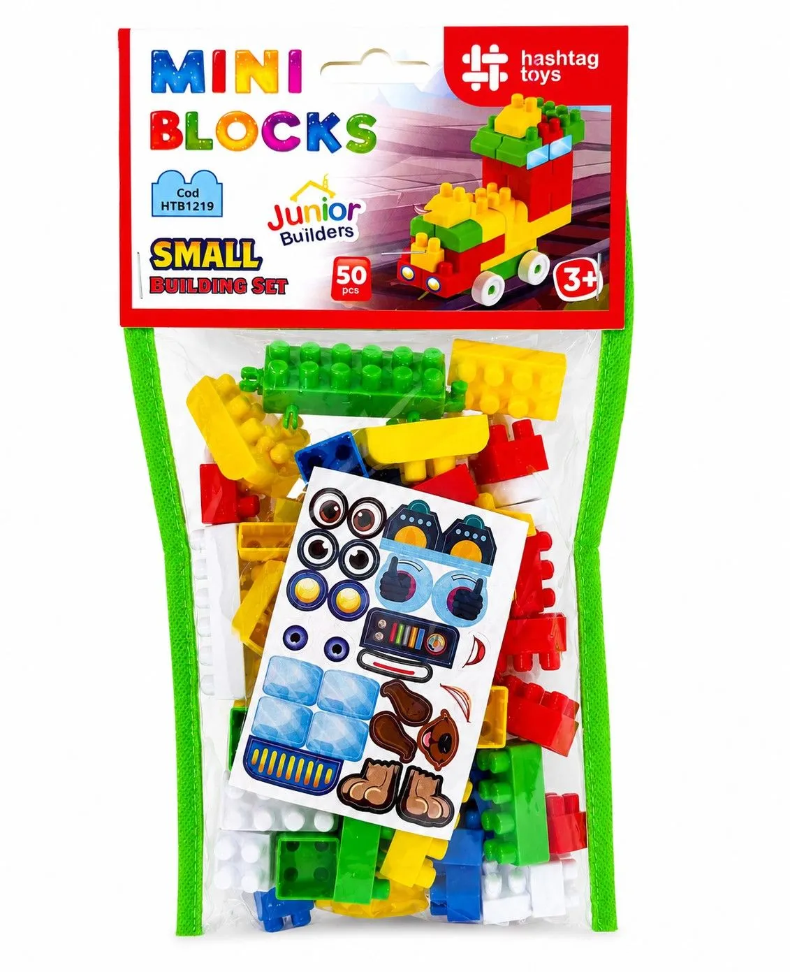 Mini Blocks Hashtag Toys – Set de construcție, 50 piese [1]