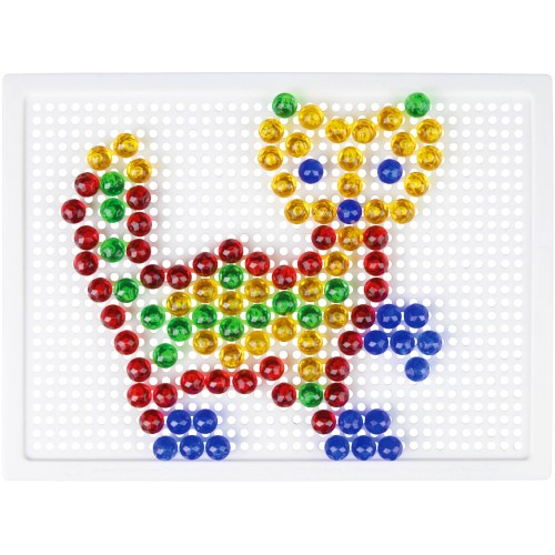 Mozaic Transparent Sidefiu 140pc - 10mm [2]