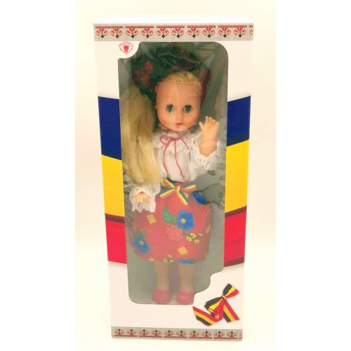 Păpușa Arădeanca Costum Popular blondă 38 cm [2]