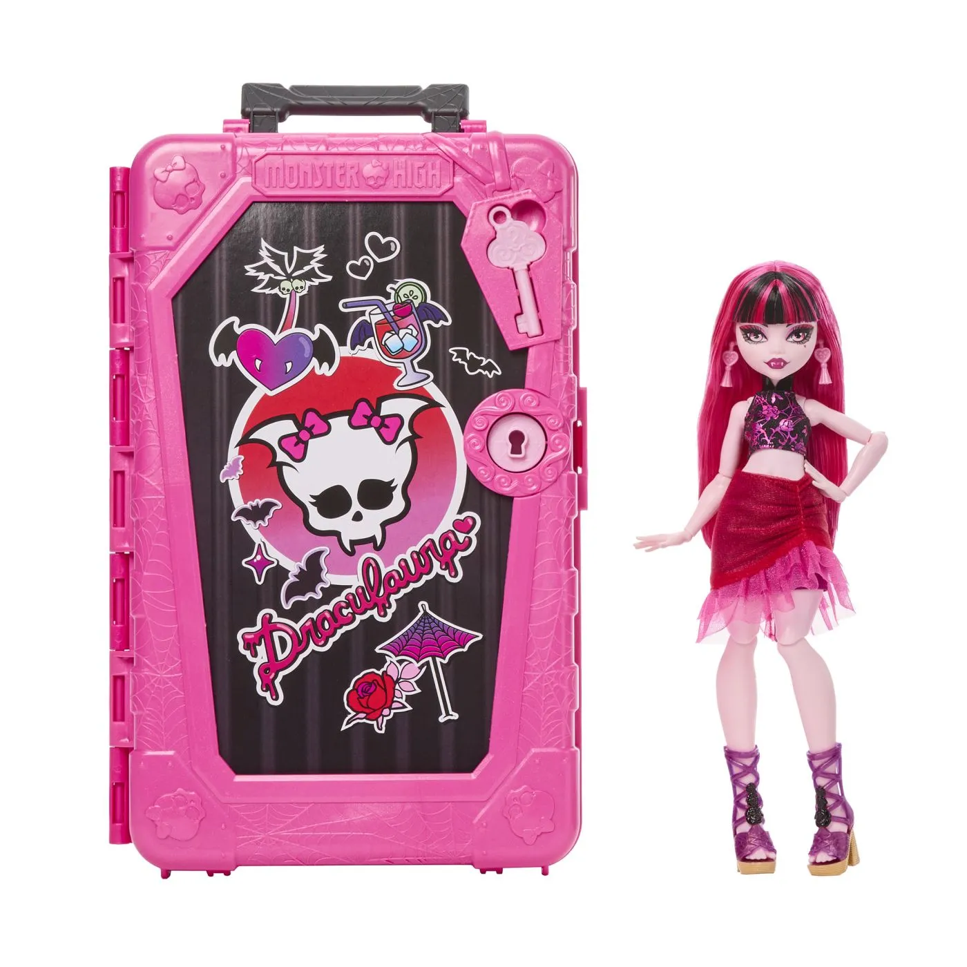 Păpușă Monster High Skulltimate Secrets Draculaura – Gore-geous Oasis [2]