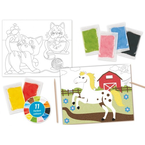 Pictura Cu Nisip - Animale [2]