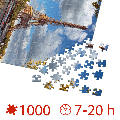 Puzzle 1000 - Locuri Celebre Turnul Eiffel Paris [2]