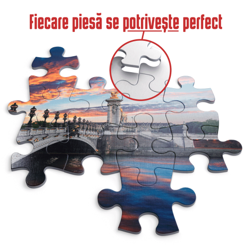 Puzzle 1000 - Peisaje De Zi Alexander's Bridge Paris [2]