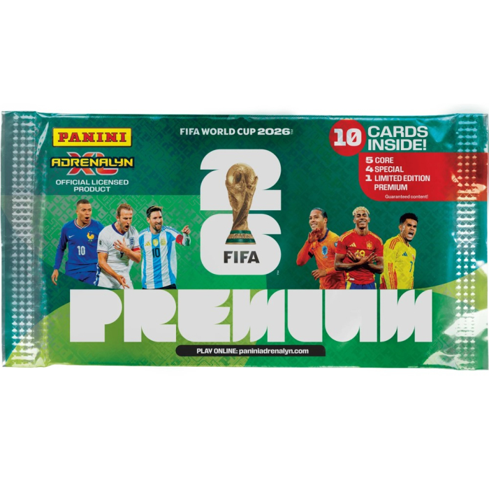 Set 10 plicuri cartonașe PREMIUM POCKET Panini FIFA World Cup Adrenalyn XL 2026 [2]