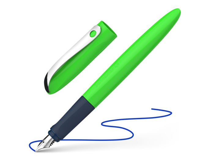 Stilou Schneider Wavy ergonomic pentru elevi, peniță din oțel inoxidabil cu vârf din iridiu [4]