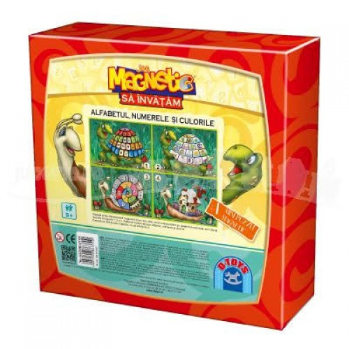 Testoasa Fermecata - Joc Magnetic Alfabet, Numere, Culori [3]