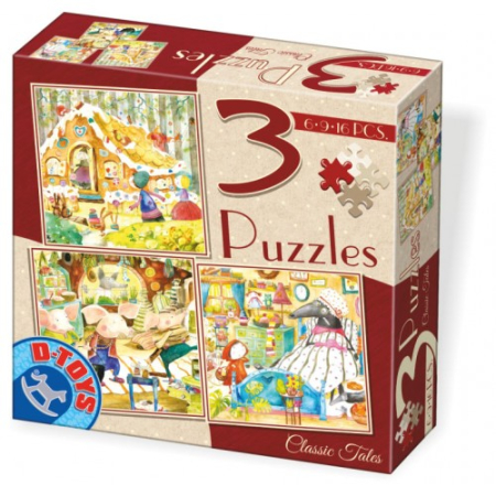 Puzzle - 3 Puzzle - Basme Egri Monika