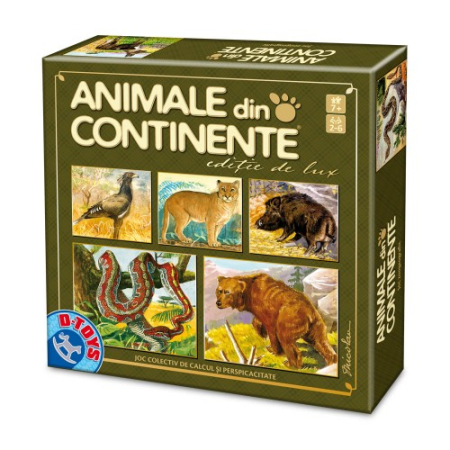 Educative - Animale Din Continente - Editie De Lux