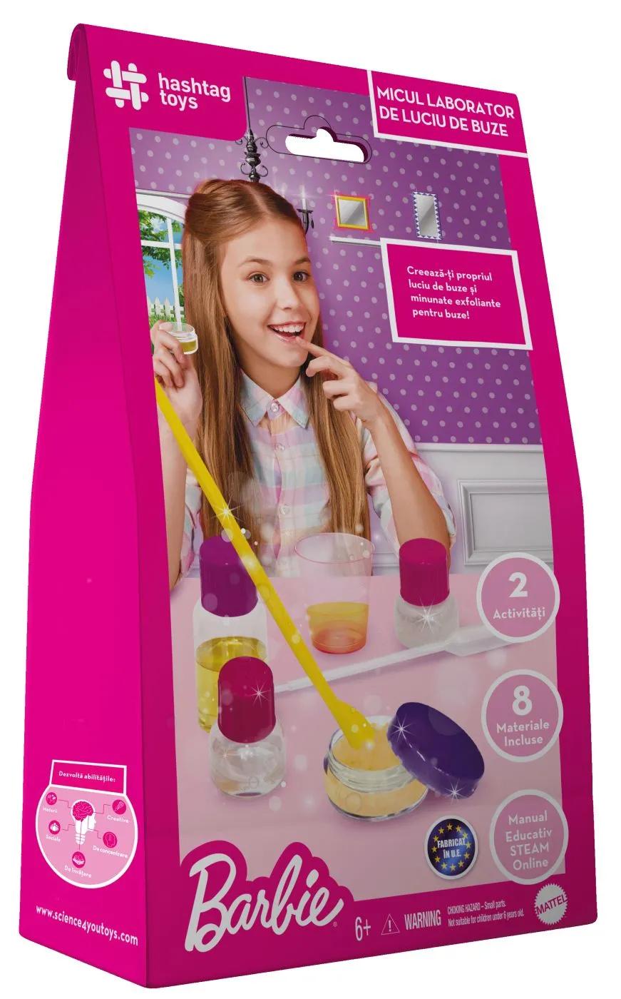 Jocuri - Barbie – Micul laborator de luciu de buze