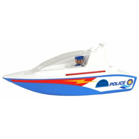 Masini - Barca Politie Cu Figurina - 37cm