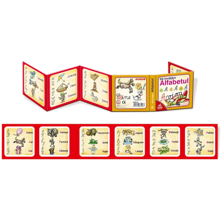 Jucarii Bebe - Carte Plianta - Alfabetul