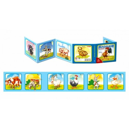 Jucarii Bebe - Carte Plianta - Animale Domestice