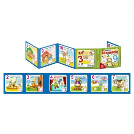 Jucarii Bebe - Carte Plianta - Numerele