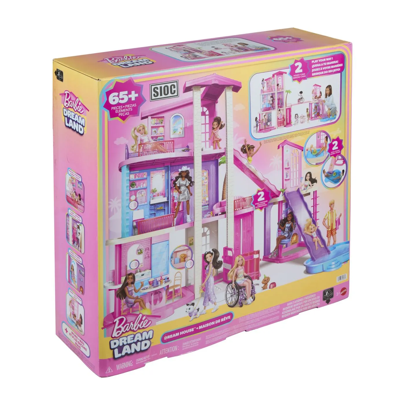 Jucarii - Casă de Păpuși Barbie Dreamhouse Dream Land cu Peste 65 de Piese