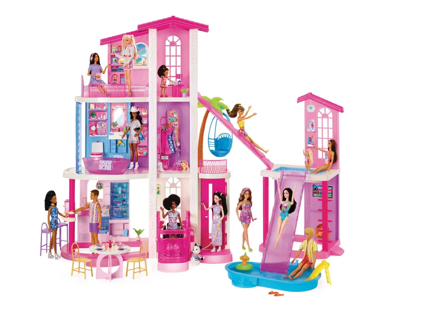 Casă de Păpuși Barbie Dreamhouse Dream Land cu Peste 65 de Piese [1]