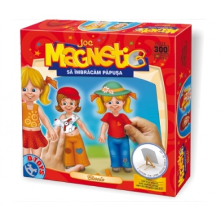 Educative - Joc Magnetic Sa îmbracăm Păpușa Clasic