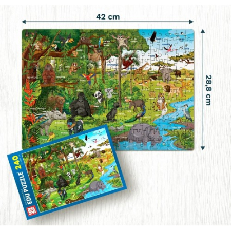 Edu Puzzle Animale Salbatice 240pcs [1]