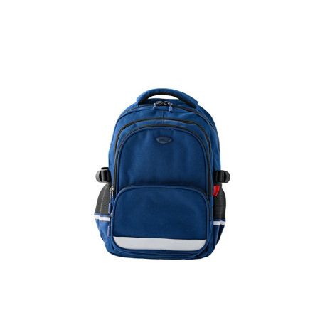 Ghiozdane - Ghiozdan DACO 41 cm – 4 compartimente, ergonomic, albastru închis
