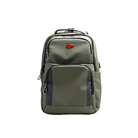 Ghiozdane - Ghiozdan DACO 47 cm – compartiment laptop 15,6", 5 compartimente, verde kaki