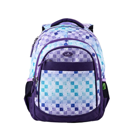 Rechizite - Ghiozdan ECADA 46 cm – 4 compartimente, ergonomic, design modern