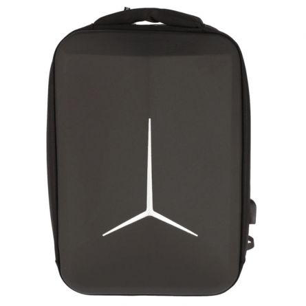 Rechizite - Ghiozdan Laptop Pigna Black IT, 44 x 30 x 15 cm, Negru, 3 Compartimente, pentru Laptop 15.6"