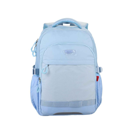 Ghiozdane - Ghiozdan școlar DACO 46 cm albastru deschis – 3 compartimente, spațios și rezistent