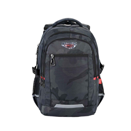 Ghiozdane - Ghiozdan școlar DACO 46 cm negru – 4 compartimente, rezistent și ergonomic