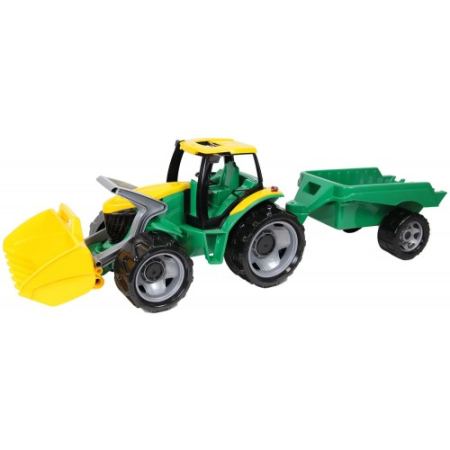 Gigatrucks Tractor Cu Cupa Si Remorca 110cm [1]