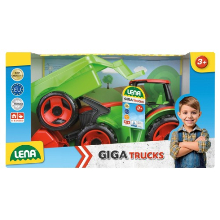 Masini - Gigatrucks Tractor Gigant Cu Cupa Si Remorca 110cm
