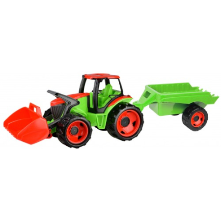Gigatrucks Tractor Gigant Cu Cupa Si Remorca 110cm [1]