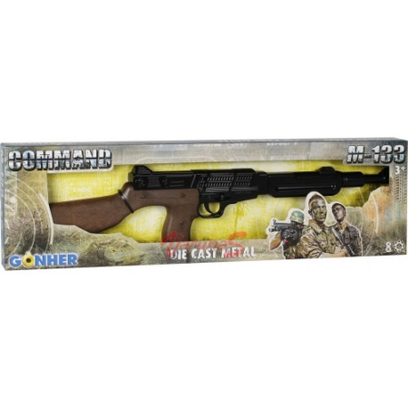 Interactive - Gonher - Pusca Mitraliera Culoare Negru