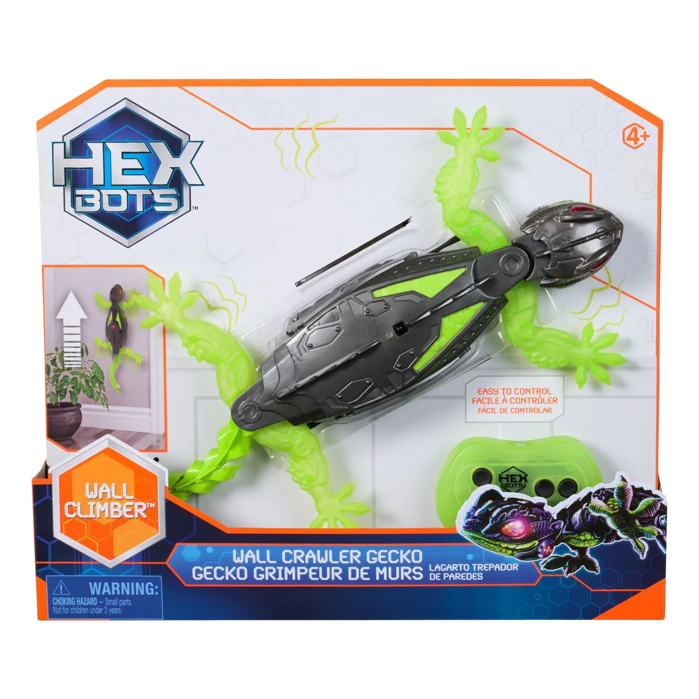 Masini - Hex Bots Wall Climber Gecko – Șopârlă RC care se cațără pe pereți