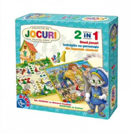 Jocuri - Joc 2 In 1 Gulliver + Motanul Incaltat
