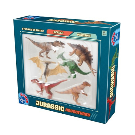 Educative - Jurassic Adventures – Set 6 figurine dinozauri