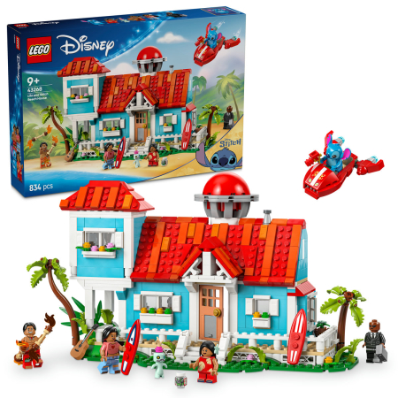 Jucarii - LEGO Disney – Casa de pe plajă a lui Lilo și Stitch