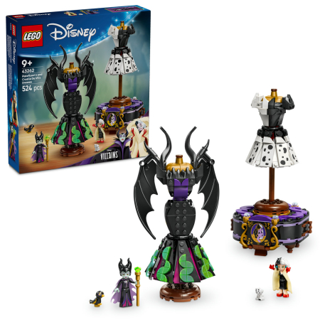 Jucarii - LEGO Disney – Rochiile lui Maleficent și Cruella de Vil