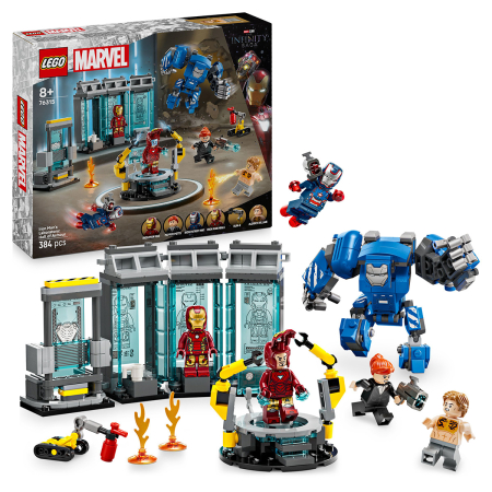 Jucarii - LEGO Marvel Super Heroes – Laboratorul lui Iron Man: Sala armurilor