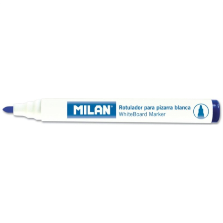Marker - Marker tablă magnetică MILAN Albastru – Marker Whiteboard cu vârf rotund