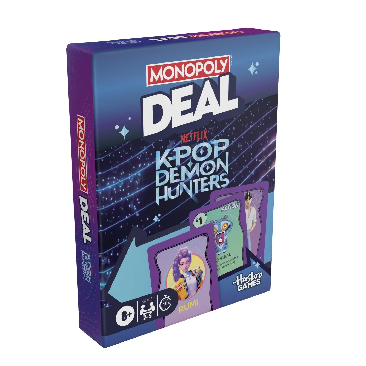 Jucarii - Monopoly Deal Netflix KPop Demon Hunters – Joc de cărți