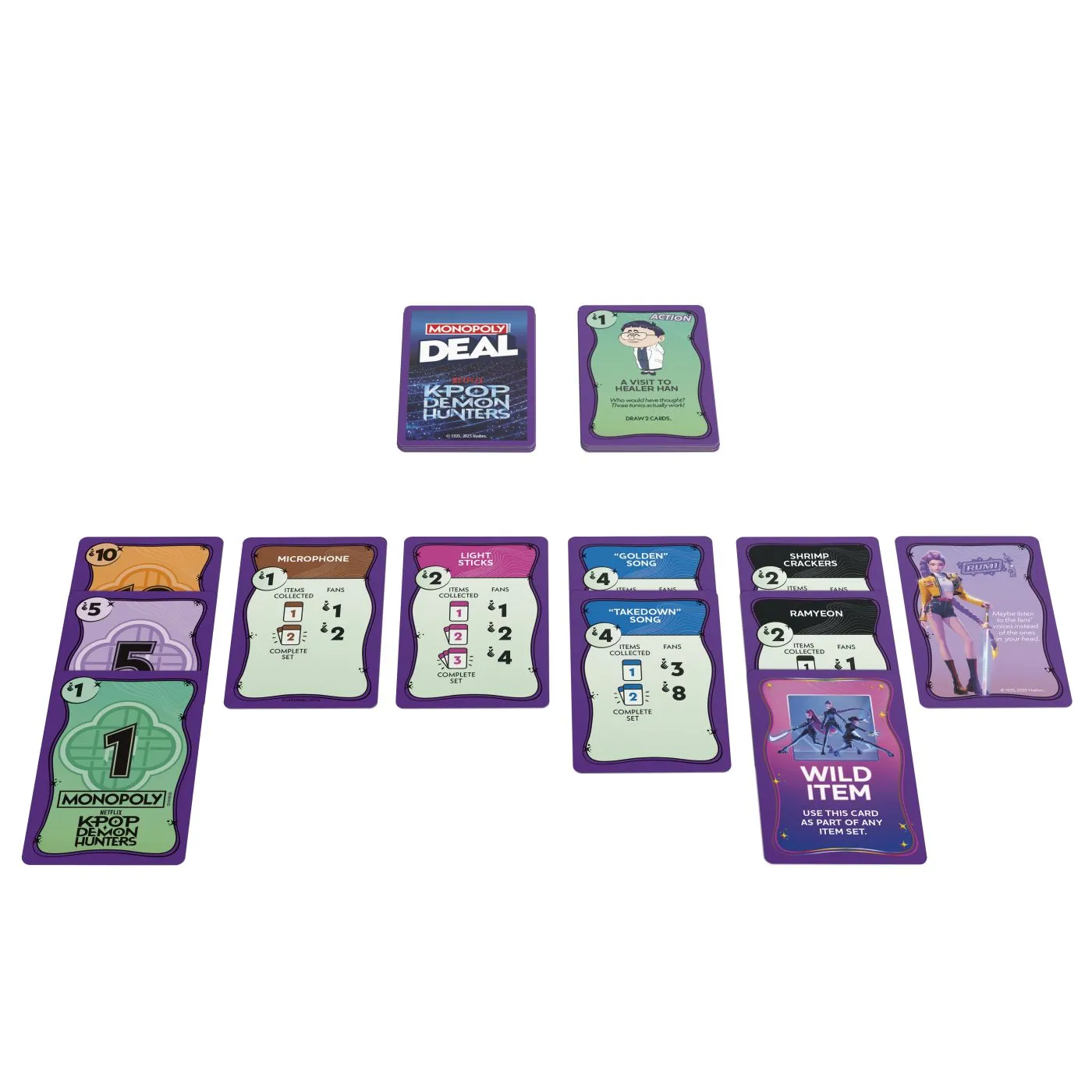 Monopoly Deal Netflix KPop Demon Hunters – Joc de cărți [1]