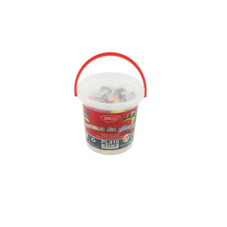 Plastilina - Plastilină 10 culori 400 g în găletușă DACO – Set modelaj pentru copii