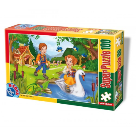 Puzzle - Puzzle 100 Basme - Hansel Si Gretel