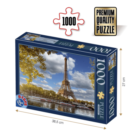 Puzzle - Puzzle 1000 - Locuri Celebre Turnul Eiffel Paris