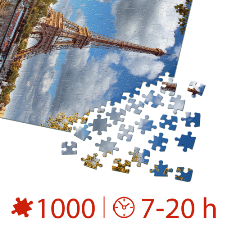 Puzzle 1000 - Locuri Celebre Turnul Eiffel Paris [1]