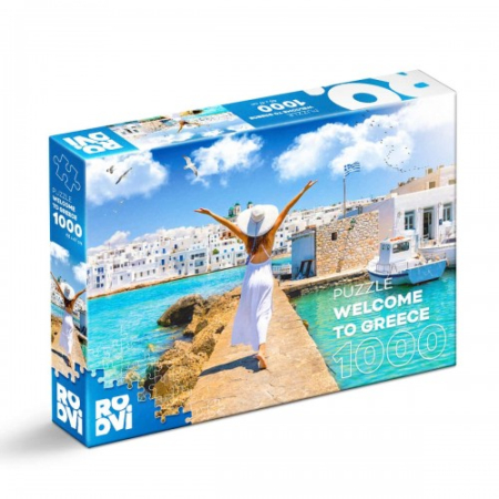 Puzzle - Puzzle 1000 - Locuri Celebre Welcome To Greece