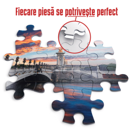 Puzzle 1000 - Peisaje De Zi Alexander's Bridge Paris [1]