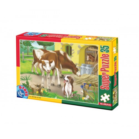 Puzzle - Puzzle 35 Vacuta Si Catel